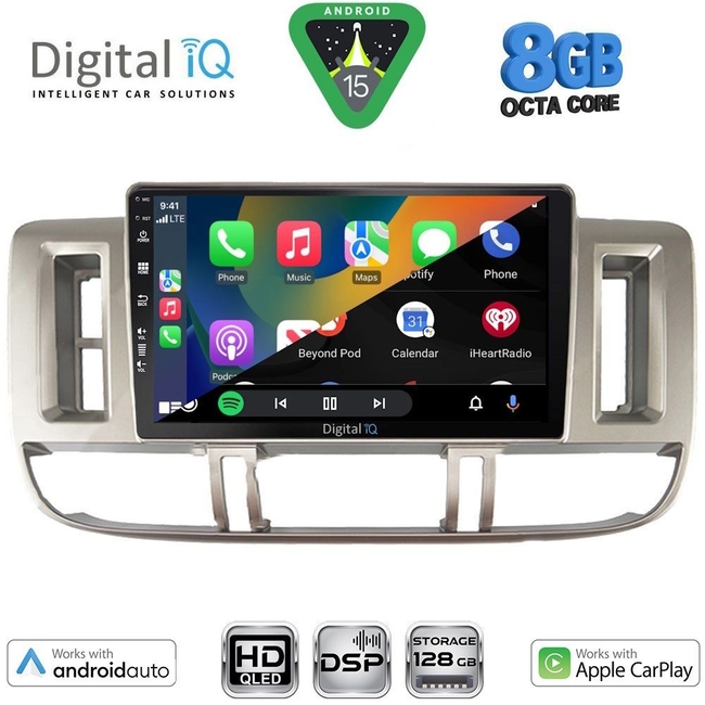 DIGITAL IQ BXF 18474_CPAA (9inc) MULTIMEDIA TABLET for NISSAN XTRAIL mod. 2000-2004