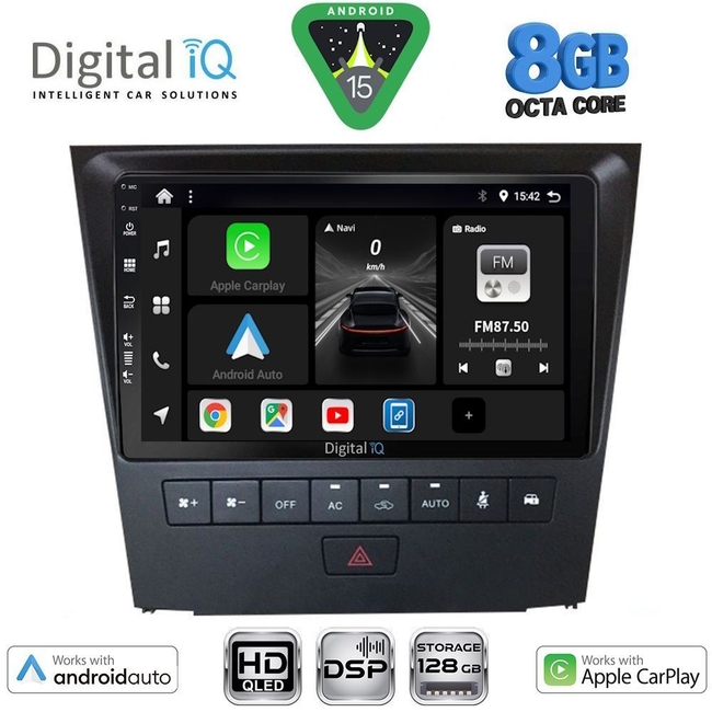 DIGITAL IQ BXF 18341_CPAA (9inc) MULTIMEDIA TABLET for LEXUS GS mod. 2004-2011