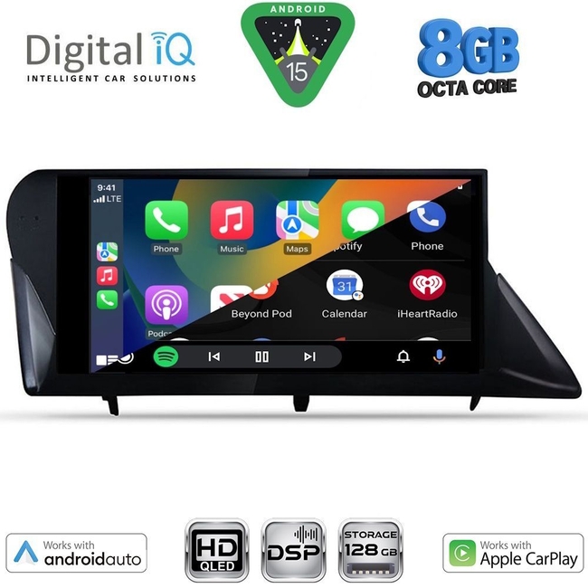 DIGITAL IQ BXF 18346_CPAA (9inc) MULTIMEDIA TABLET for LEXUS RX mod. 2009-2014