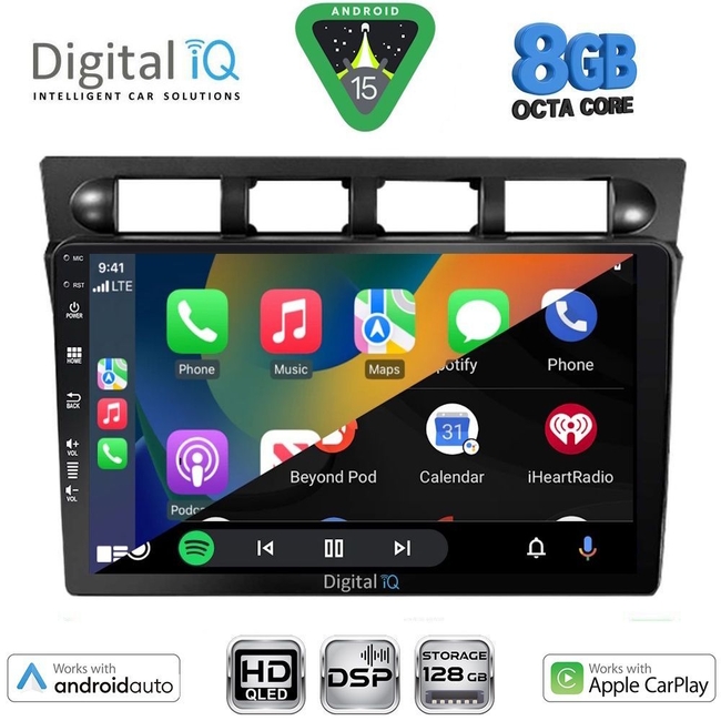 DIGITAL IQ BXF 18306_CPAA (9inc) MULTIMEDIA TABLET for KIA PICANTO mod. 2004-2008