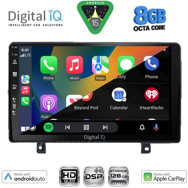 DIGITAL IQ BXF 18485_CPAA (9inc) MULTIMEDIA TABLET for OPEL ASTRA H mod. 2004-2010
