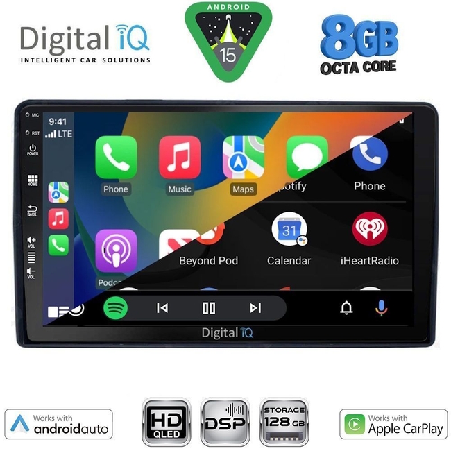DIGITAL IQ BXF 18081_CPAA (9inc) MULTIMEDIA TABLET for CITROEN – PEUGEOT mod. 2008-2018