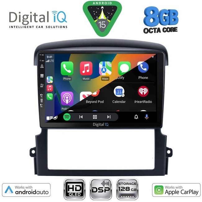 DIGITAL IQ BXF 18317_CPAA (9inc) MULTIMEDIA TABLET for KIA SORENTO mod. 2006-2009