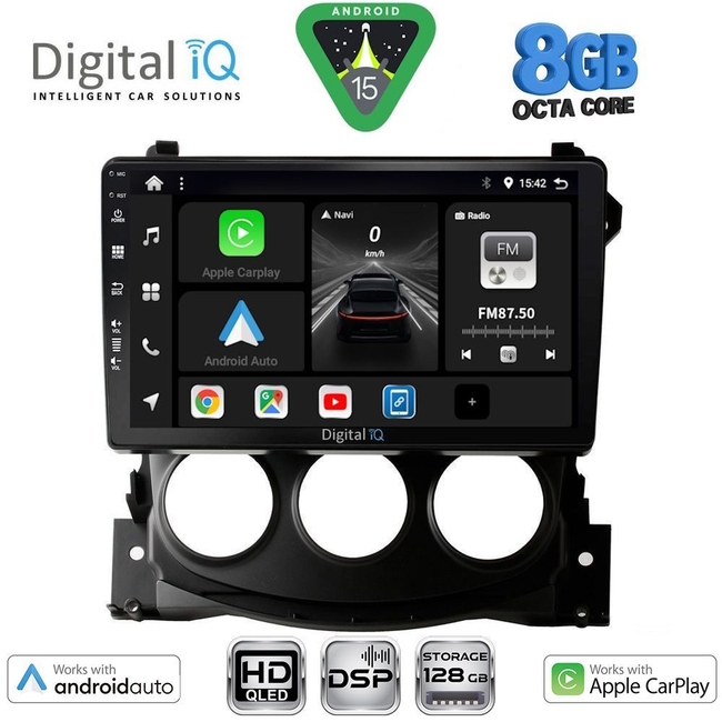 DIGITAL IQ BXF 18479_CPAA (9inc) MULTIMEDIA TABLET for NISSAN 370Z mod. 2009-2012