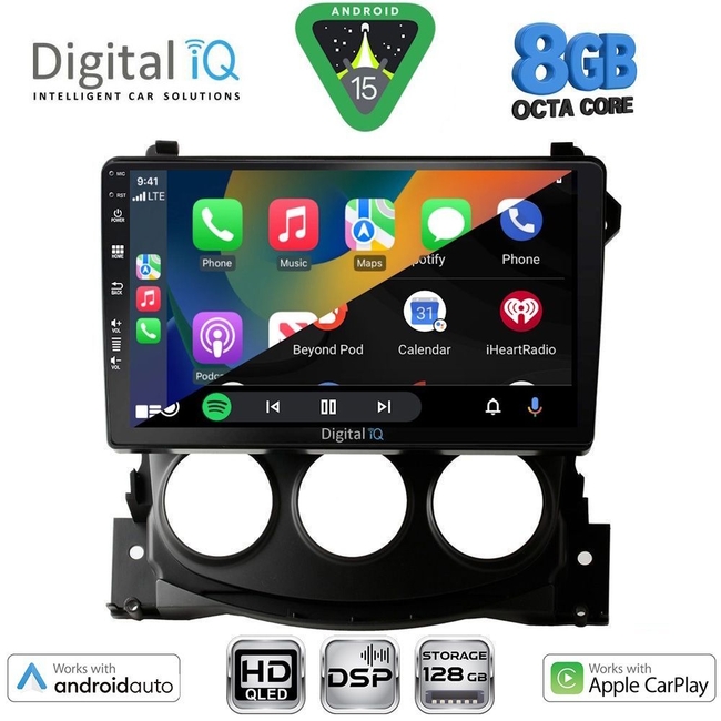 DIGITAL IQ BXF 18479_CPAA (9inc) MULTIMEDIA TABLET for NISSAN 370Z mod. 2009-2012