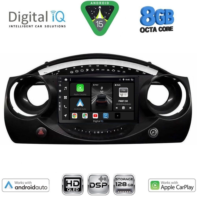 DIGITAL IQ BXF 18063_CPAA (9inc) MULTIMEDIA TABLET for MINI COOPER (R50-R52-R53) mod. 2000-2006