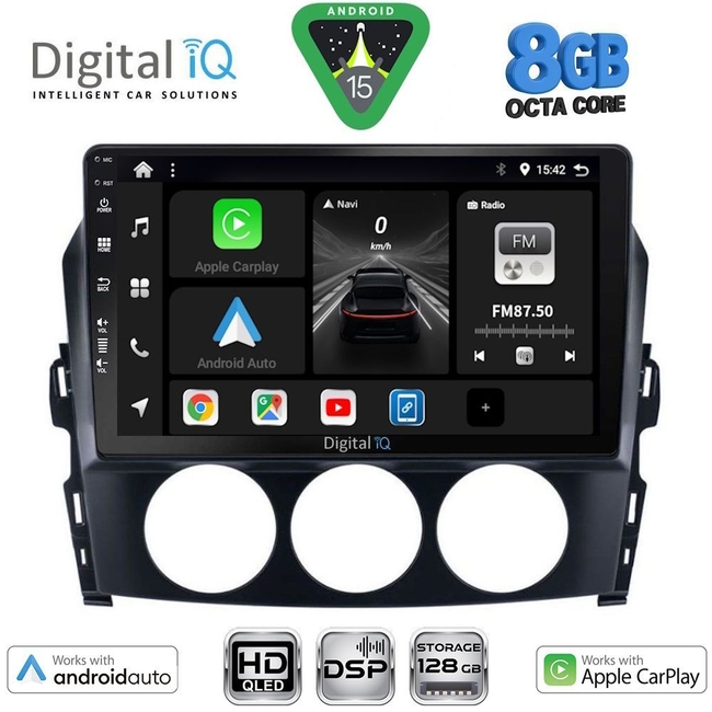 DIGITAL IQ BXF 18392_CPAA (9inc) MULTIMEDIA TABLET for MAZDA MX5 mod. 2005-2015
