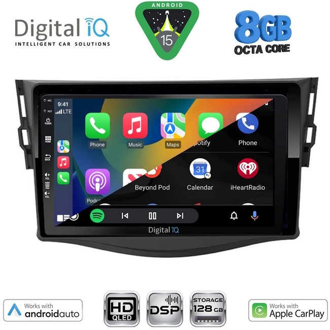 DIGITAL IQ BXF 18731_CPAA (9inc) MULTIMEDIA TABLET for TOYOTA RAV 4 mod. 2006-2012
