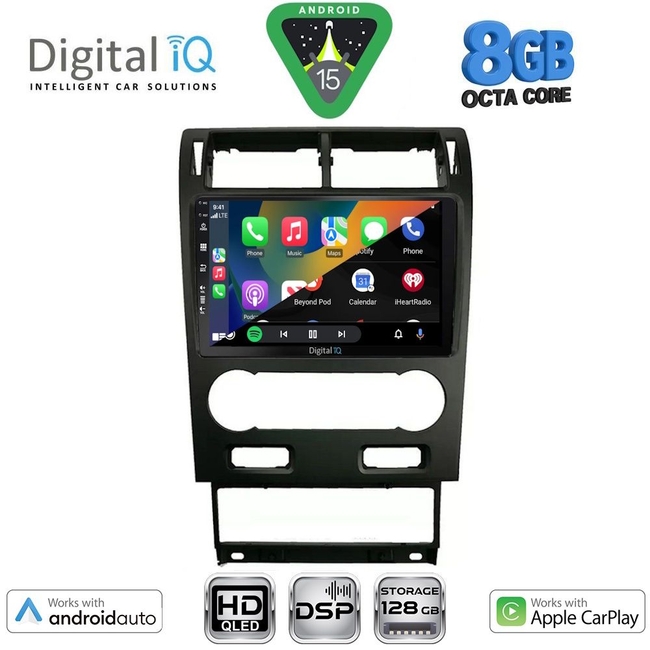DIGITAL IQ BXF 18161A_CPAA (9inc) MULTIMEDIA TABLET for FORD MONDEO mod. 2003-2006
