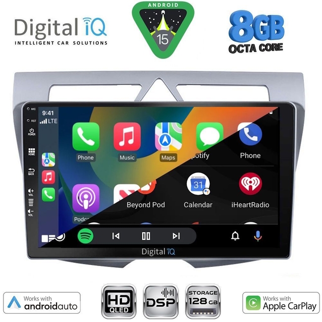 DIGITAL IQ BXF 18307_CPAA (9inc) MULTIMEDIA TABLET for KIA PICANTO mod. 2008-2011