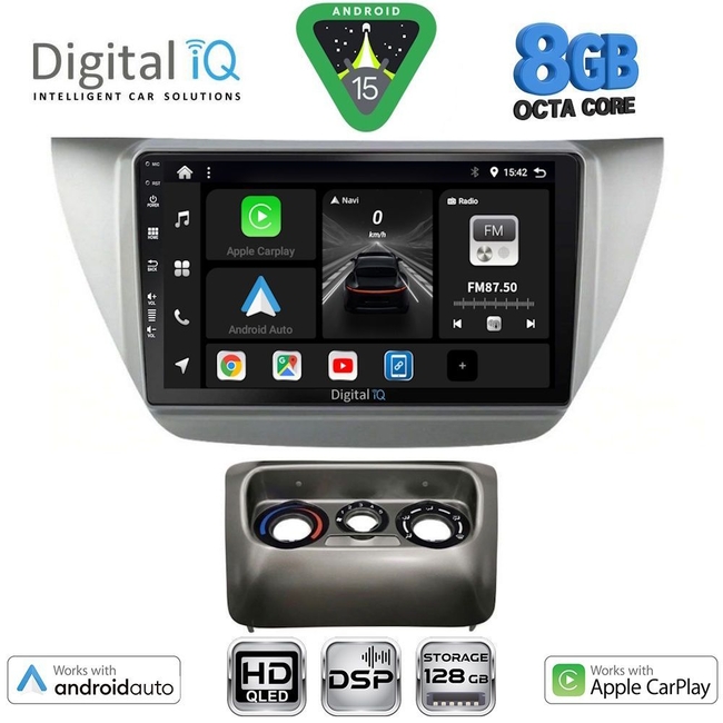 DIGITAL IQ BXF 18433_CPAA (9inc) MULTIMEDIA TABLET for MITSUBISHI LANCER mod. 2000-2007