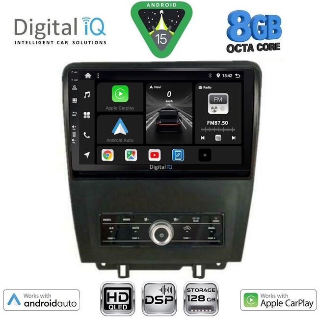DIGITAL IQ BXF 18165_CPAA (9inc) MULTIMEDIA TABLET for FORD MUSTANG mod. 2010-2015