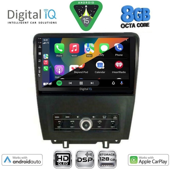 DIGITAL IQ BXF 18165_CPAA (9inc) MULTIMEDIA TABLET for FORD MUSTANG mod. 2010-2015