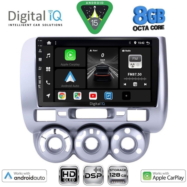 DIGITAL IQ BXF 18210_CPAA A/C (9inc) MULTIMEDIA TABLET for HONDA JAZZ mod. 2002-2008