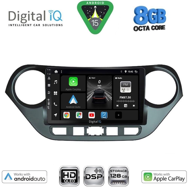 DIGITAL IQ BXF 18224_CPAA (9inc) MULTIMEDIA TABLET for HYUNDAI i10 mod. 2014-2020