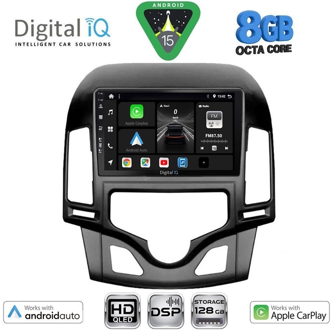 DIGITAL IQ BXF 18231_CPAA CLIMA (9inc) MULTIMEDIA TABLET for HYUNDAI i30 mod. 2007-2012