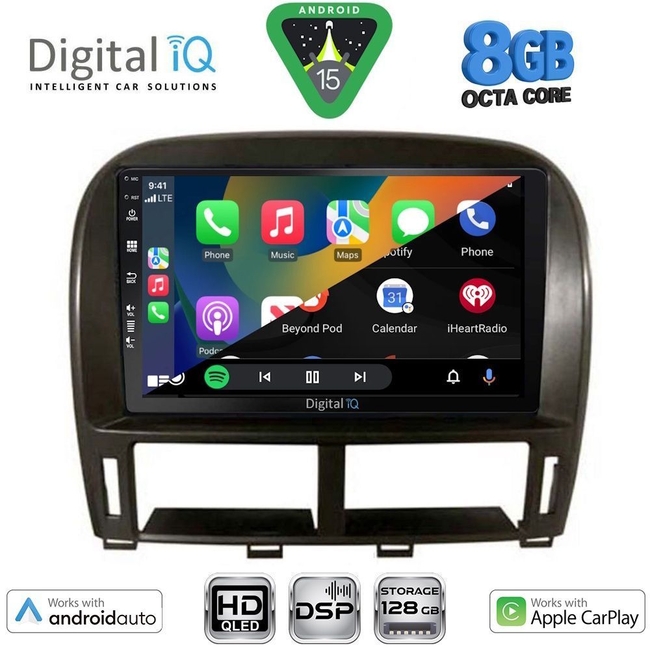 DIGITAL IQ BXF 18343_CPAA (9inc) MULTIMEDIA TABLET for LEXUS LS 430 – XF 430 mod. 2000-2006