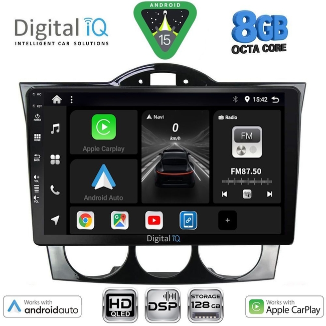 DIGITAL IQ BXF 18394_CPAA (9inc) MULTIMEDIA TABLET for MAZDA RX8 mod. 2001-2008