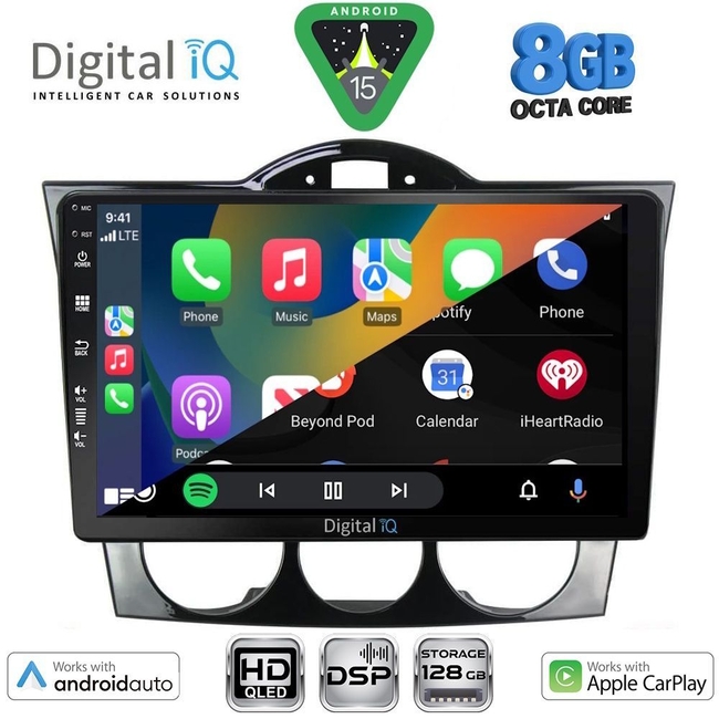 DIGITAL IQ BXF 18394_CPAA (9inc) MULTIMEDIA TABLET for MAZDA RX8 mod. 2001-2008