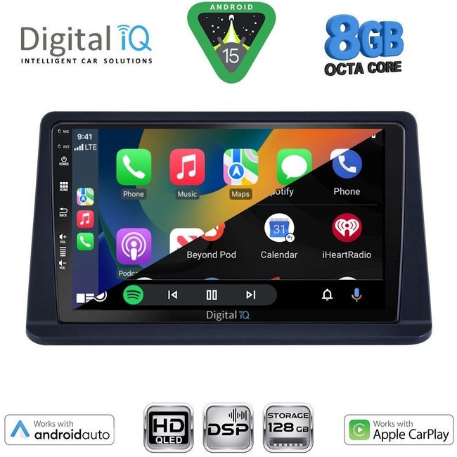 DIGITAL IQ BXF 18445_CPAA (9inc) MULTIMEDIA TABLET for MITSUBISHI PAJERO mod. 1999-2006