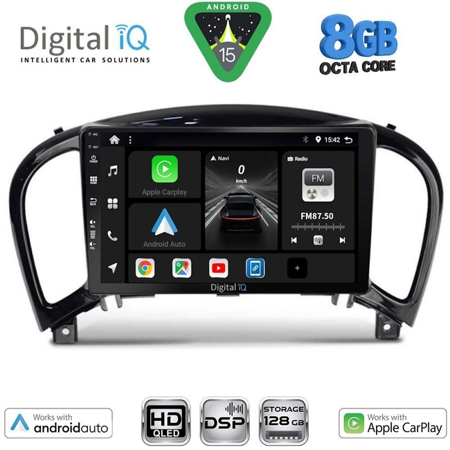 DIGITAL IQ BXF 18452_CPAA (9inc) MULTIMEDIA TABLET for NISSAN JUKE mod. 2009-2020
