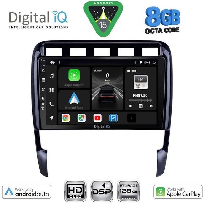 DIGITAL IQ BXF 18535_CPAA (9inc) MULTIMEDIA TABLET for PORSCHE CAYENNE mod. 2002-2011