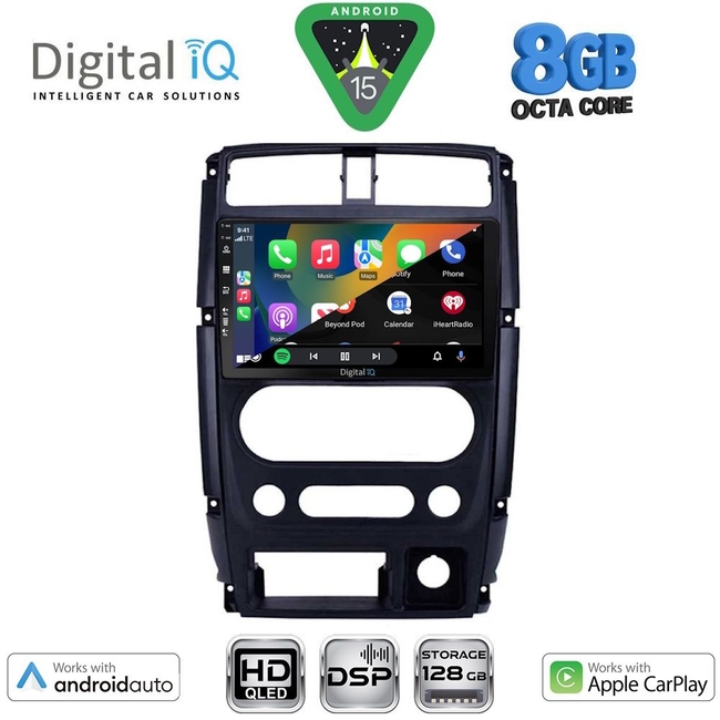 DIGITAL IQ BXF 18678_CPAA (9inc) MULTIMEDIA TABLET for SUZUKI JIMNY mod. 2007-2017