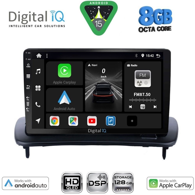 DIGITAL IQ BXF 18783_CPAA (9inc) MULTIMEDIA TABLET for VOLVO C30 - S40 mod. 2004-2013
