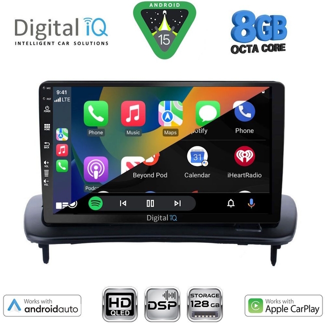 DIGITAL IQ BXF 18783_CPAA (9inc) MULTIMEDIA TABLET for VOLVO C30 - S40 mod. 2004-2013