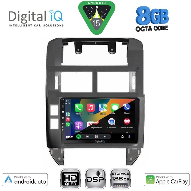 DIGITAL IQ BXF 18755_CPAA (9inc) MULTIMEDIA TABLET for VW POLO mod. 2002-2009