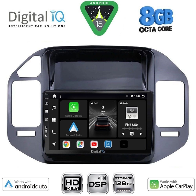 DIGITAL IQ BXF 18444_CPAA (9inc) MULTIMEDIA TABLET for MITSUBISHI PAJERO mod. 1999-2006