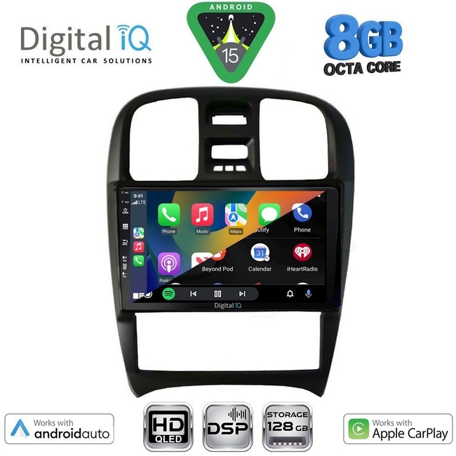 DIGITAL IQ BXF 18247_CPAA (9inc) MULTIMEDIA TABLET for HYUNDAI SONATA mod. 2000-2006