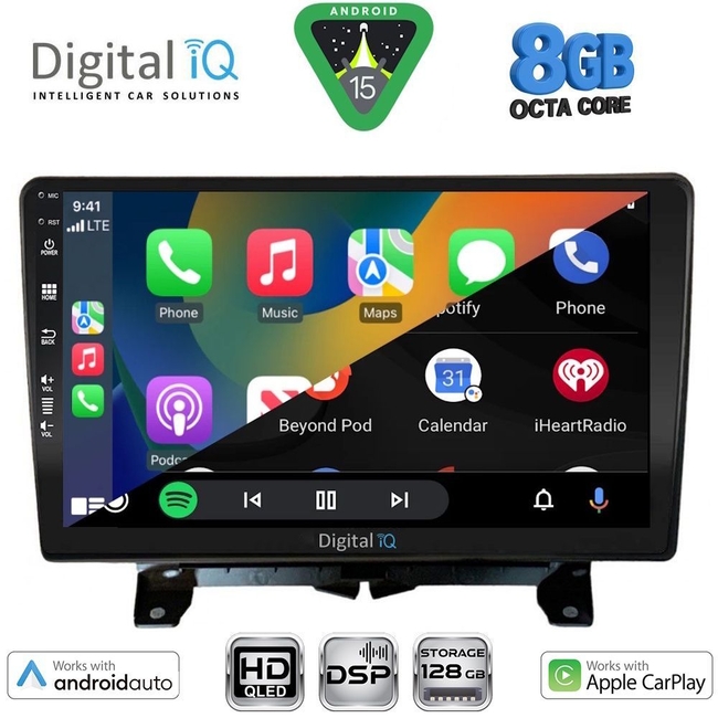 DIGITAL IQ BXF 18332_CPAA (9inc) MULTIMEDIA TABLET for LAND ROVER DISCOVERY 3 - RANGE ROVER SPORT mod. 2004-2009