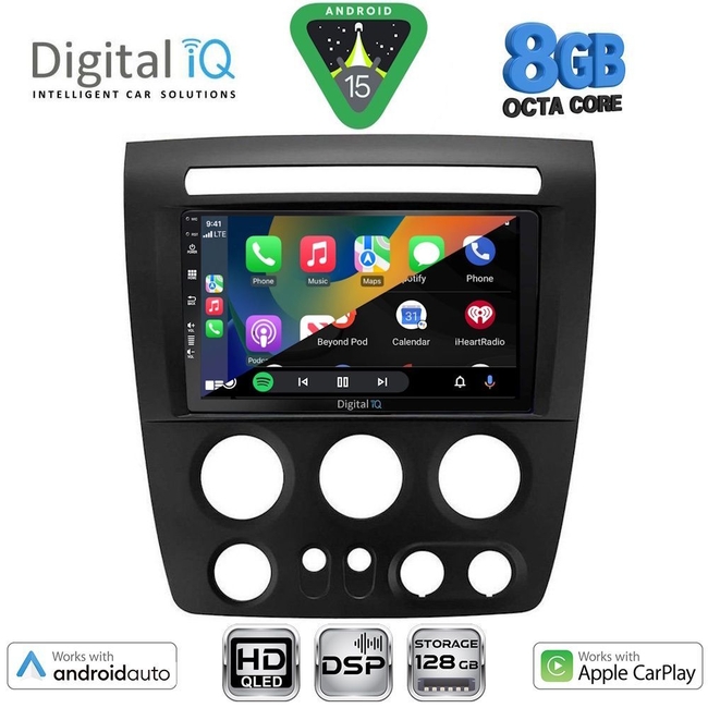 DIGITAL IQ BXF 18218_CPAA (9inc) MULTIMEDIA TABLET for HUMMER H3 mod. 2005-2009