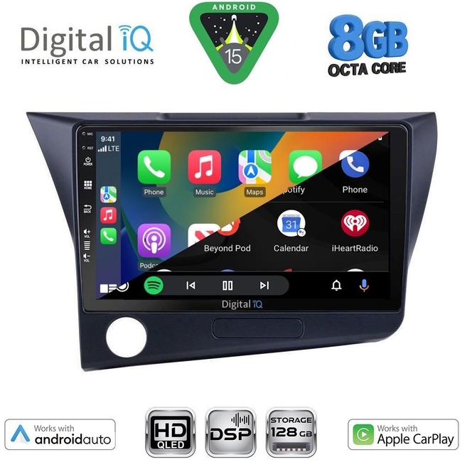 DIGITAL IQ BXF 18203_CPAA (9inc) MULTIMEDIA TABLET for HONDA CRZ mod. 2010-2016
