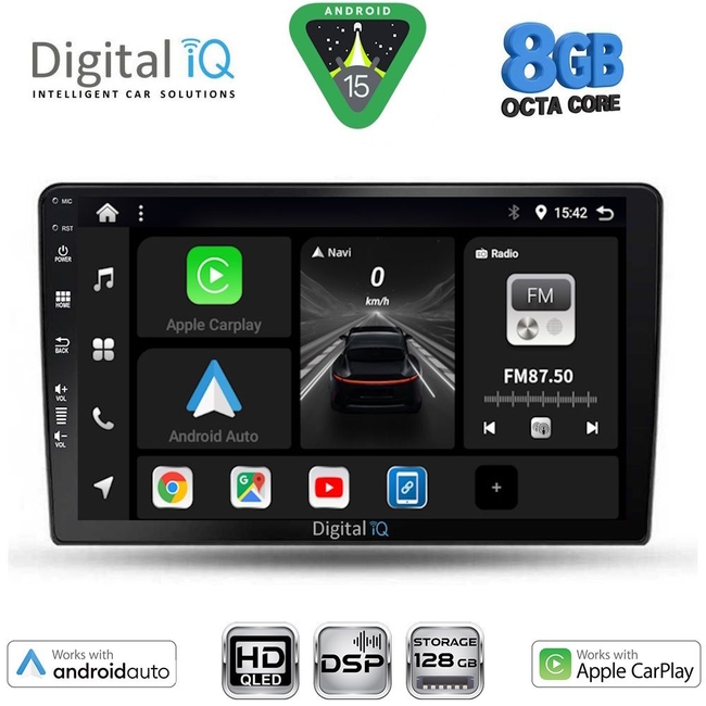 DIGITAL IQ BXF 18702_CPAA (9inc) MULTIMEDIA TABLET for TOYOTA AURIS mod. 2007-2012