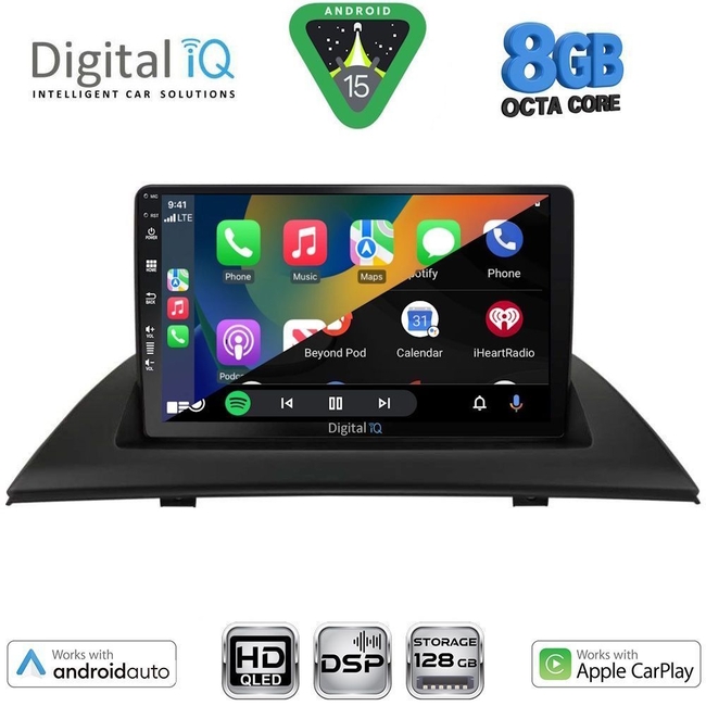 DIGITAL IQ BXF 18058_CPAA (9inc) MULTIMEDIA TABLET for BMW X3 (E83) mod. 2003-2010