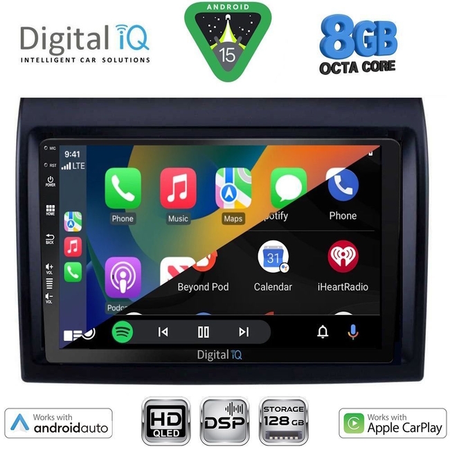 DIGITAL IQ BXF 18140_CPAA (9inc) MULTIMEDIA TABLET for FIAT DUCATO mod. 2006-2011
