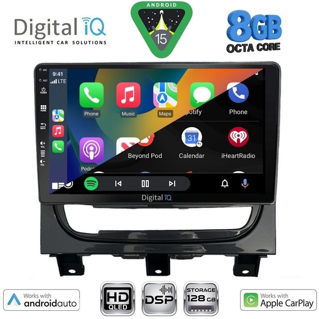 DIGITAL IQ BXF 18146_CPAA (9inc) MULTIMEDIA TABLET for FIAT STRADA mod. 2012-2020