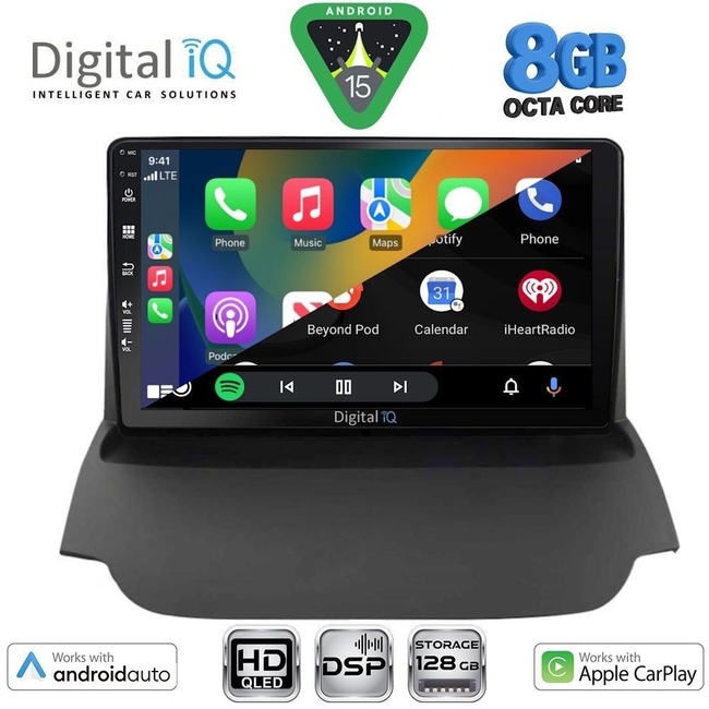DIGITAL IQ BXF 18150_CPAA (9inc) MULTIMEDIA TABLET for FORD ECOSPORT  mod. 2012-2018