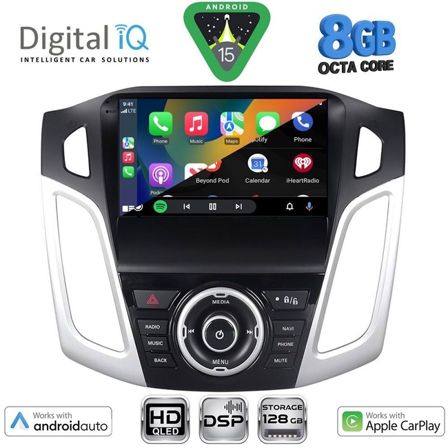 DIGITAL IQ BXF 18157_CPAA (9inc) MULTIMEDIA TABLET for FORD FOCUS mod. 2011-2018