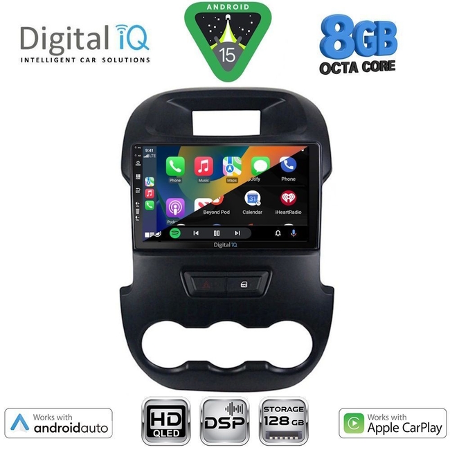 DIGITAL IQ BXF 18171_CPAA (9inc) MULTIMEDIA TABLET for FORD RANGER mod. 2011-2015