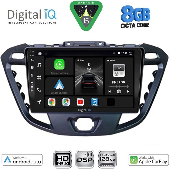 DIGITAL IQ BXF 18177_CPAA (9inc) MULTIMEDIA TABLET for FORD TRANSIT CUSTOM | TOURNEO CUSTOM mod. 2013-2019