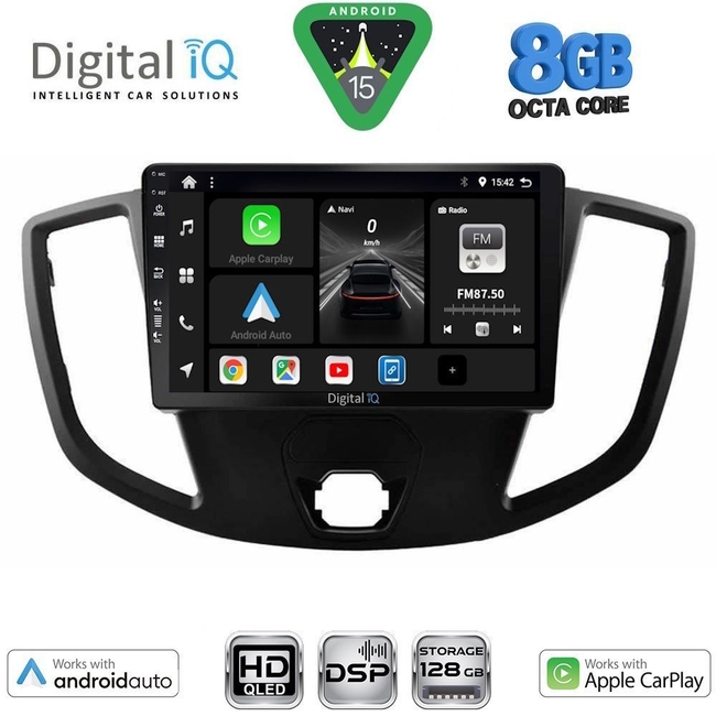 DIGITAL IQ BXF 18179_CPAA  (9inc) MULTIMEDIA TABLET for FORD TRANSIT mod. 2014-2020