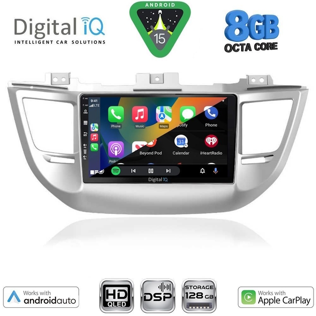 DIGITAL IQ BXF 18243_CPAA (9inc) MULTIMEDIA TABLET for HYUNDAI TUCSON  mod. 2015-2019