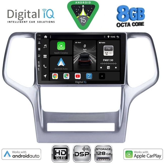 DIGITAL IQ BXF 18282_CPAA (9inc) MULTIMEDIA TABLET for JEEP GRAND CHEROKEE mod. 2011-2014
