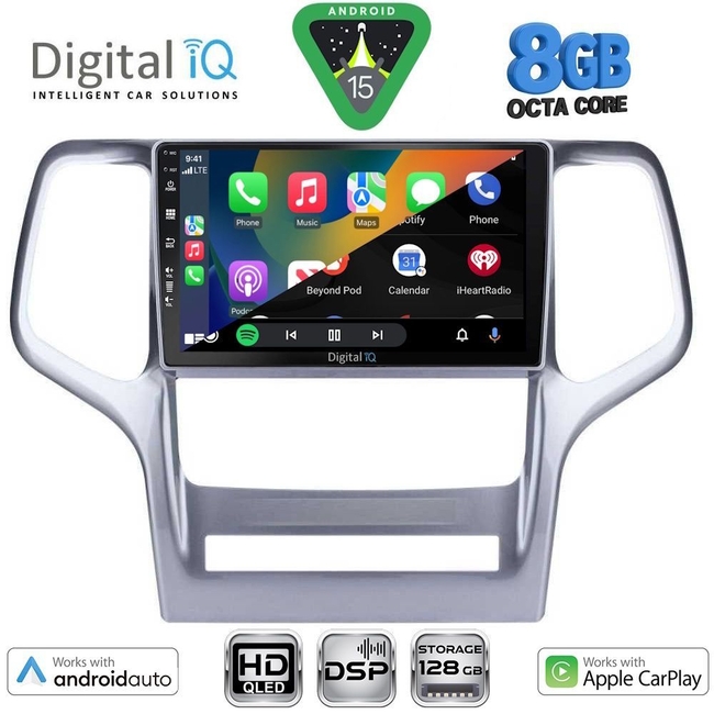 DIGITAL IQ BXF 18282_CPAA (9inc) MULTIMEDIA TABLET for JEEP GRAND CHEROKEE mod. 2011-2014