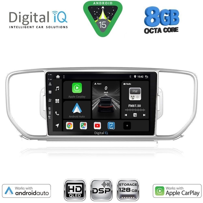 DIGITAL IQ BXF 18326_CPAA (9inc) MULTIMEDIA TABLET for KIA SPORTAGE mod. 2015-2018