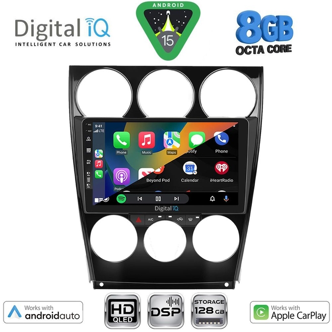 DIGITAL IQ BXF 18375_CPAA (9inc) MULTIMEDIA TABLET for MAZDA 6 (FACELIFT) mod. 2005-2008