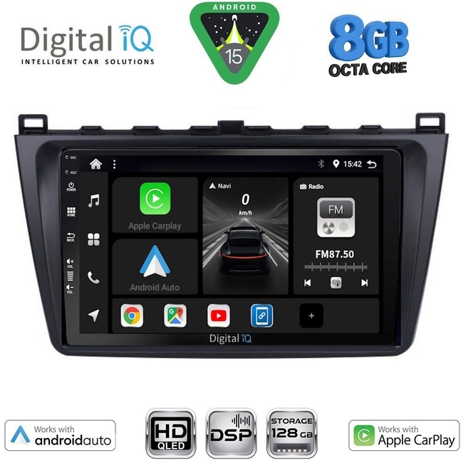 DIGITAL IQ BXF 18377_CPAA (9inc) MULTIMEDIA TABLET for MAZDA 6 mod. 2008-2012